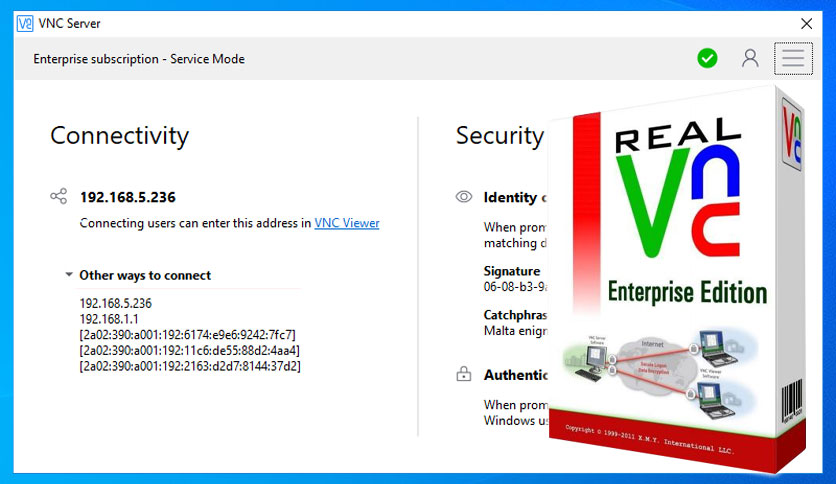 realvnc vnc server enterprise free download 01